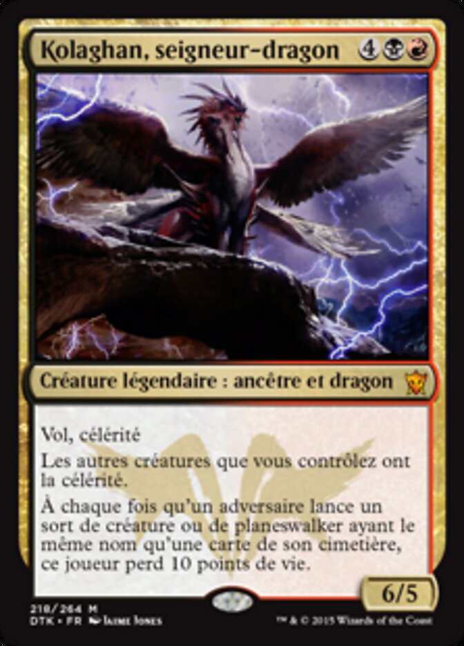 Kolaghan, seigneur-dragon — Dragons of Tarkir 218/264