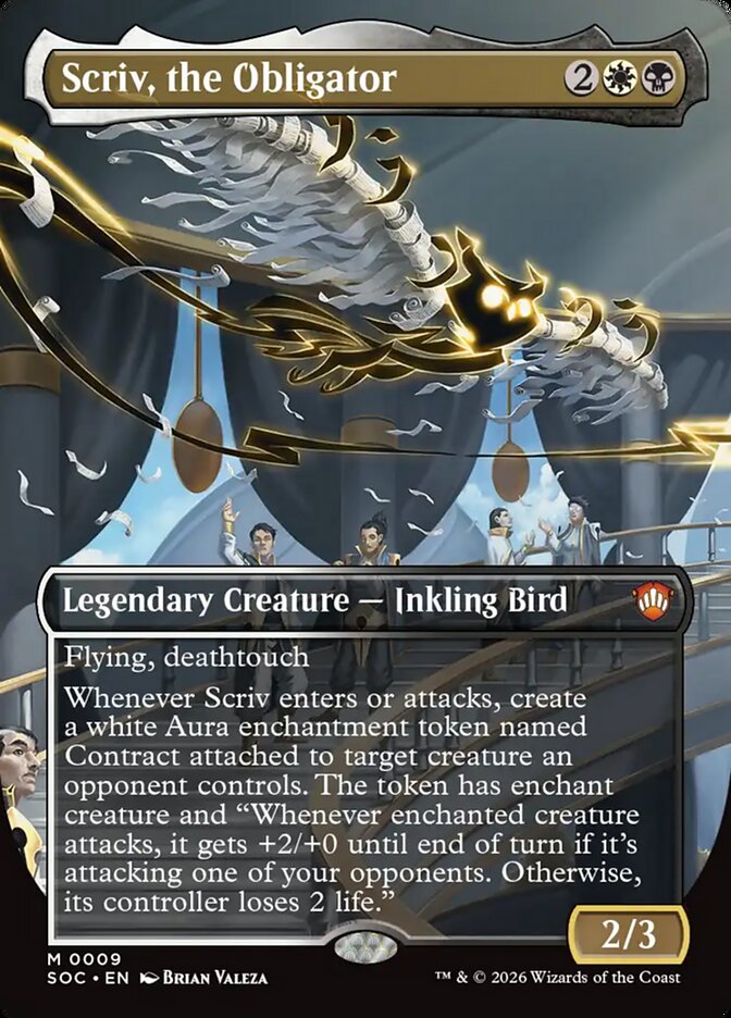 Scriv, the Obligator — Secrets of Strixhaven Commander 9/426