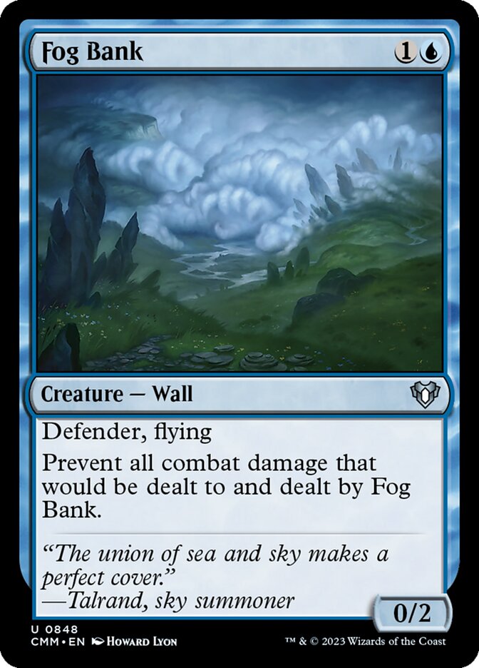 Fog Bank — Commander Masters 848/1067