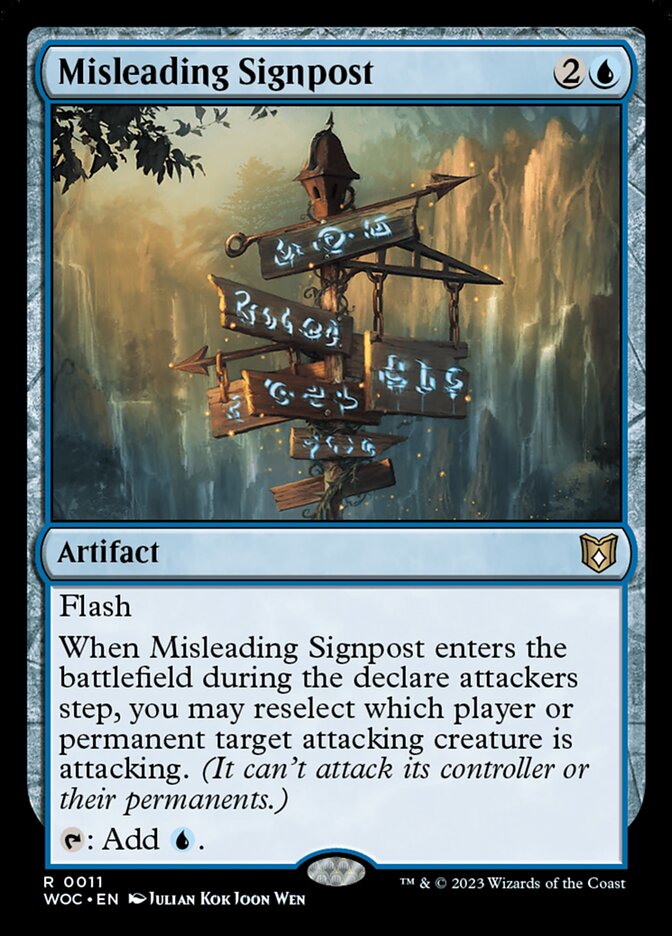 Misleading Signpost — Wilds of Eldraine Commander 11/173