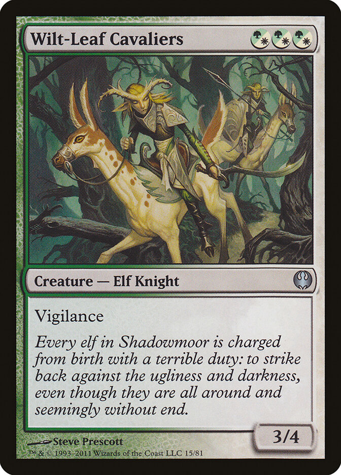 Wilt-Leaf Cavaliers — Duel Decks: Knights vs. Dragons 15/81