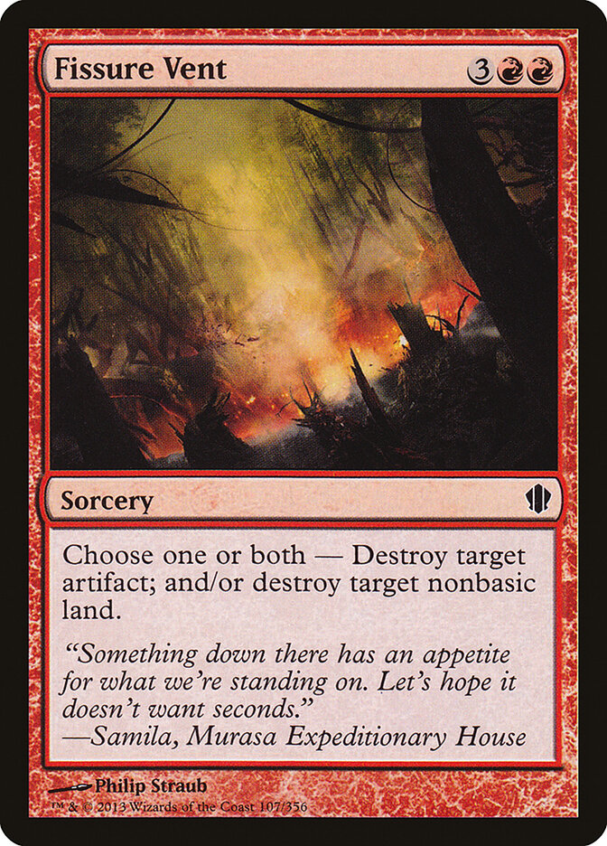 Fissure Vent — Commander 2013 107/356