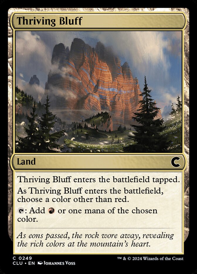 Thriving Bluff — Ravnica: Clue Edition 249/284