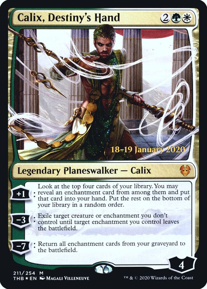 Calix, Destiny's Hand — Theros Beyond Death Promos 211s/137