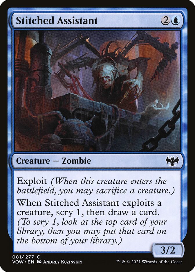 Stitched Assistant — Innistrad: Crimson Vow 81/423
