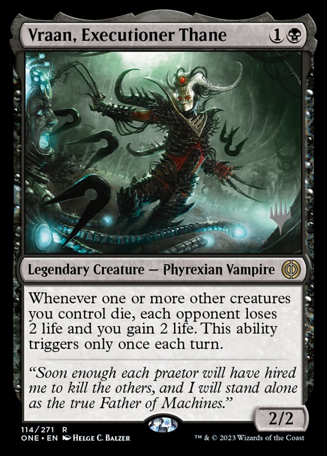Vraan, Executioner Thane — Phyrexia: All Will Be One Promos 114p/160