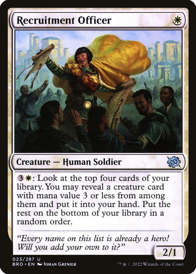 Recruteuse militaire — The Brothers' War 23/399