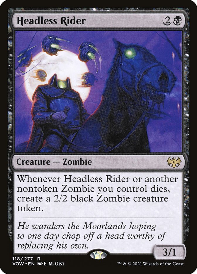 Headless Rider — Innistrad: Crimson Vow 118/423