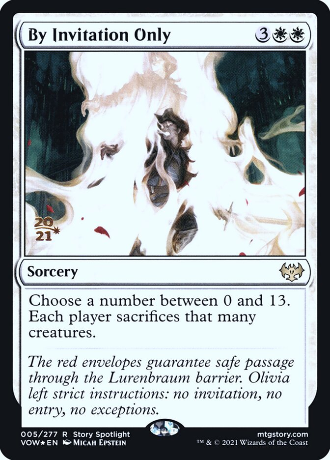 By Invitation Only — Innistrad: Crimson Vow Promos 5s/121