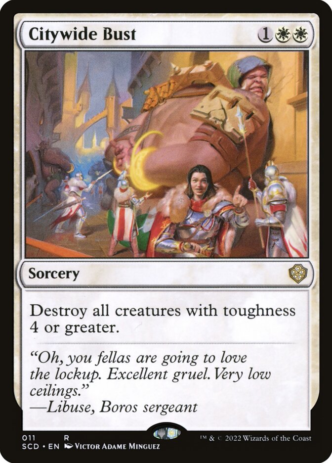 Citywide Bust — Starter Commander Decks 11/352