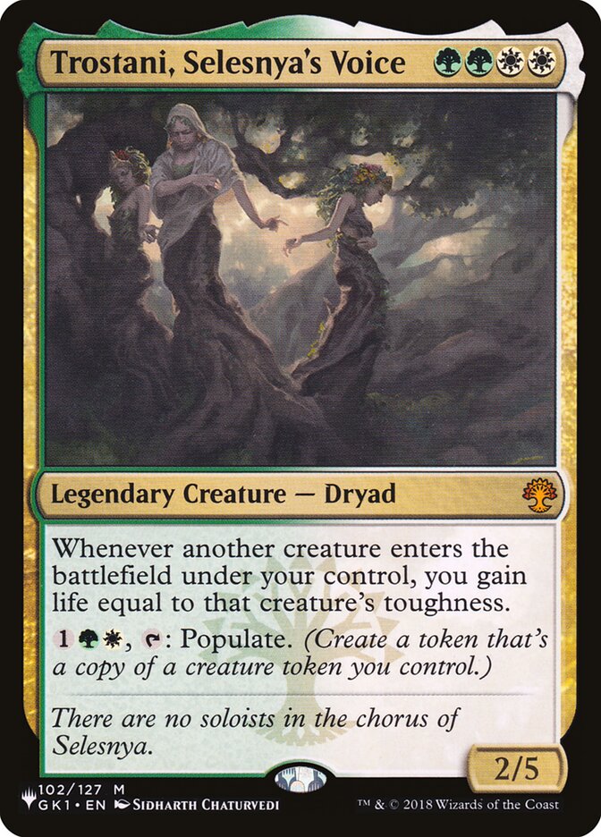Trostani, Selesnya's Voice — The List GK1-102/5581