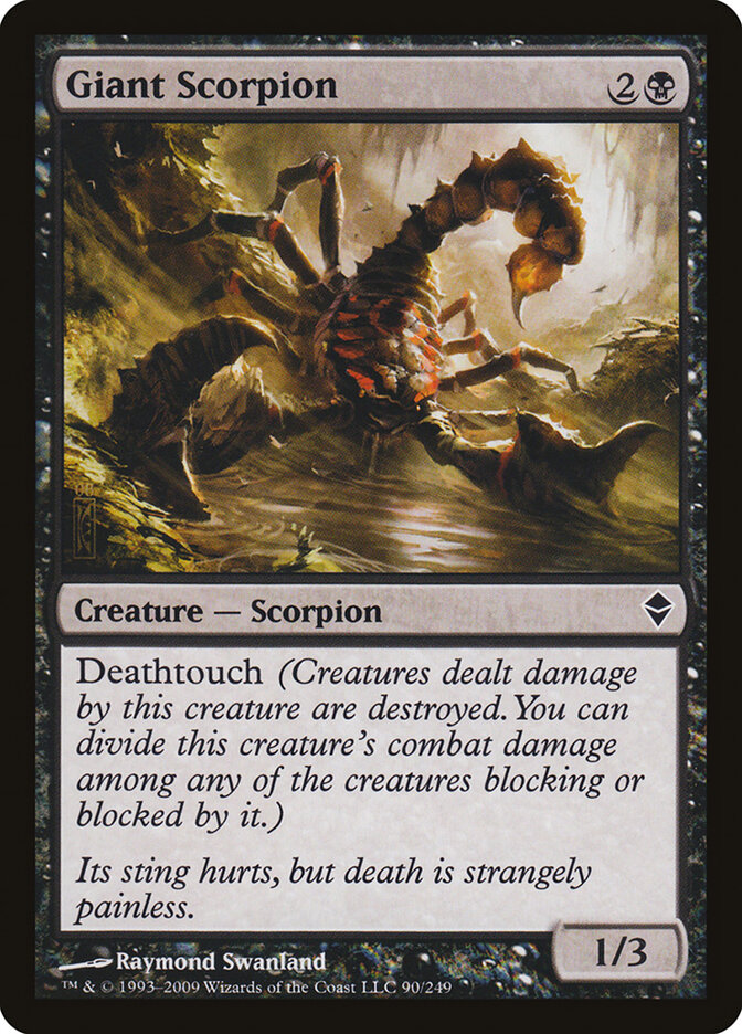 Giant Scorpion — Zendikar 90/269