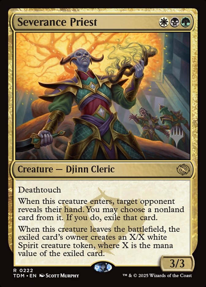 Severance Priest — Tarkir: Dragonstorm Promos 222p/160
