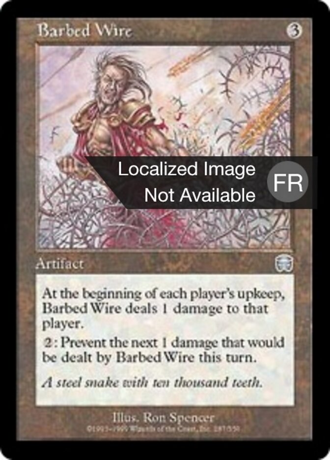 Fil barbelé — Mercadian Masques 287/350