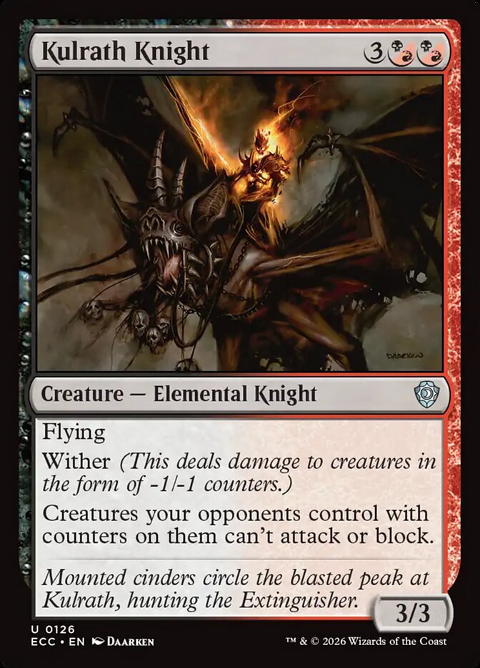 Kulrath Knight — Lorwyn Eclipsed Commander 126/176