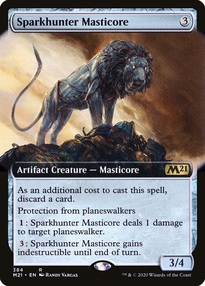Sparkhunter Masticore — Core Set 2021 384/397