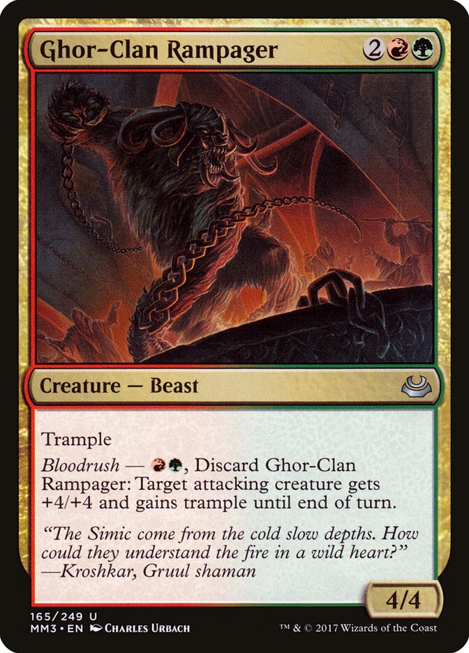 Ghor-Clan Rampager — Modern Masters 2017 165/249