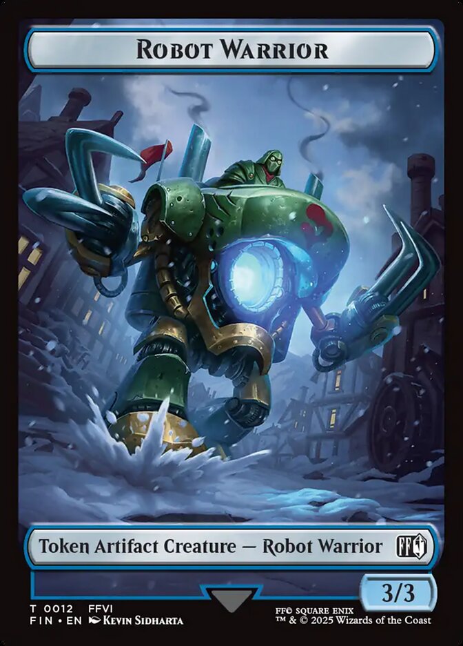 Robot Warrior — Final Fantasy Tokens 12/37
