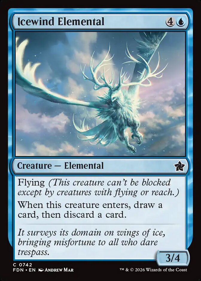 Icewind Elemental — Foundations 742/771
