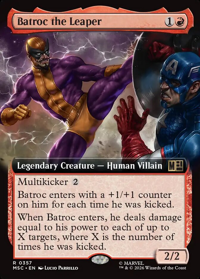 Batroc the Leaper — Marvel Super Heroes Commander 357/866