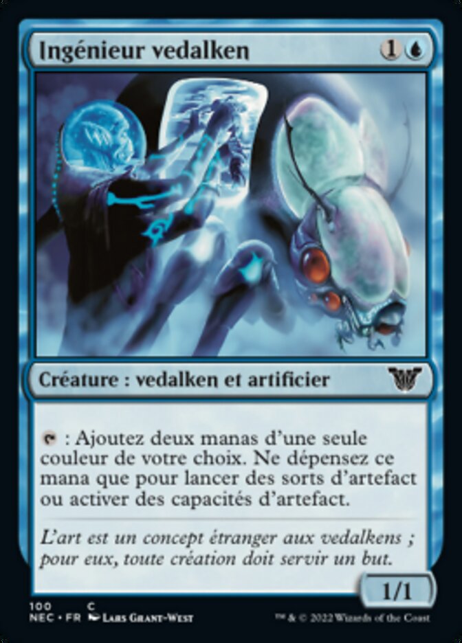 Ingénieur vedalken — Neon Dynasty Commander 100/179