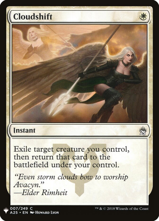 Cloudshift — The List A25-7/5581