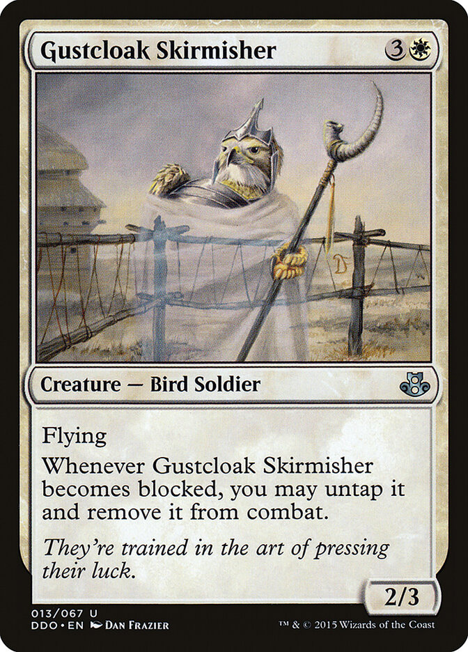Gustcloak Skirmisher — Duel Decks: Elspeth vs. Kiora 13/67