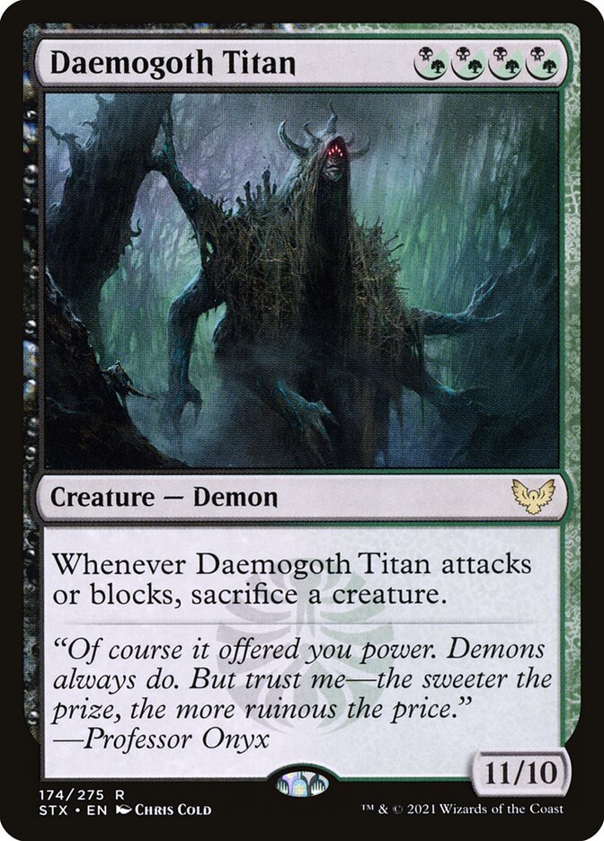 Daemogoth Titan — Strixhaven: School of Mages 174/393