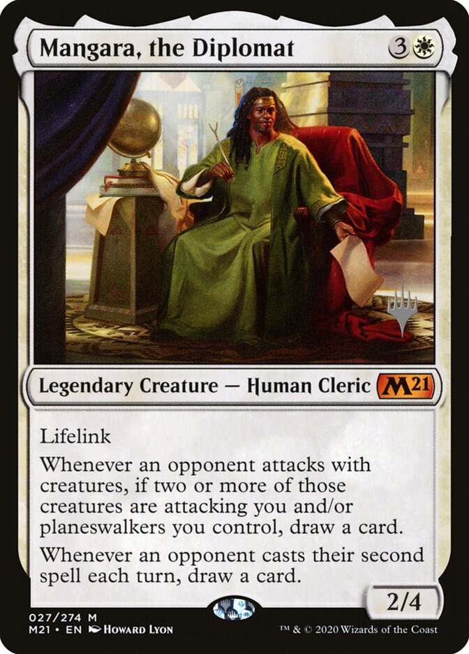 Mangara, the Diplomat — Core Set 2021 Promos 27p/137