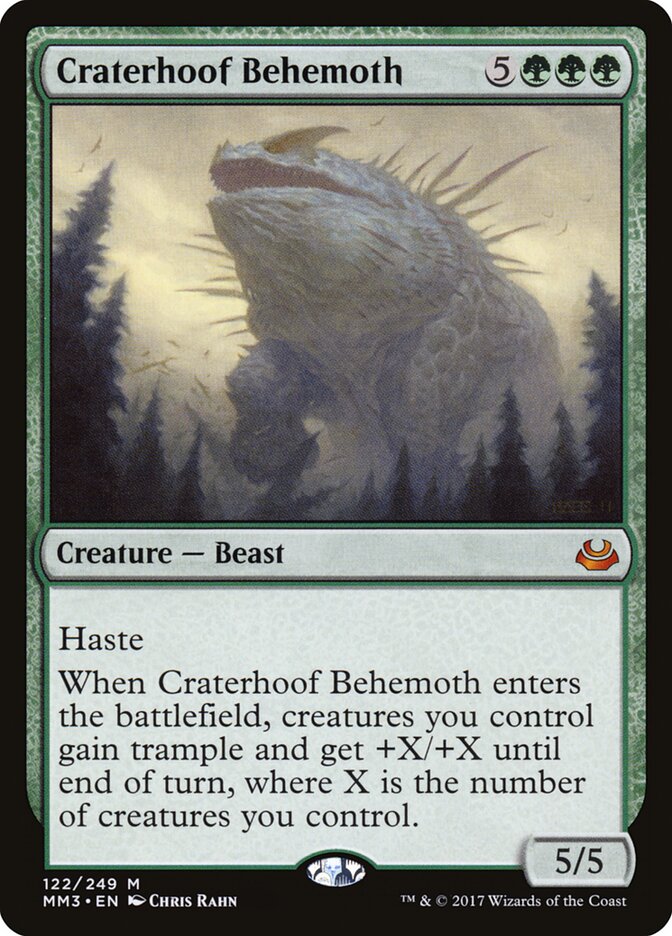Craterhoof Behemoth — Modern Masters 2017 122/249