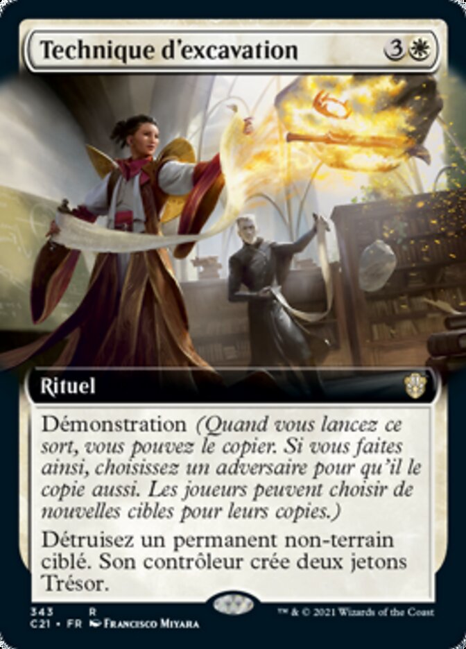 Technique d'excavation — Commander 2021 343/409