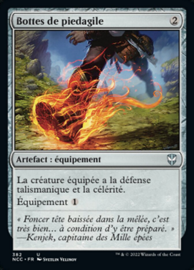 Bottes de piedagile — New Capenna Commander 382/447