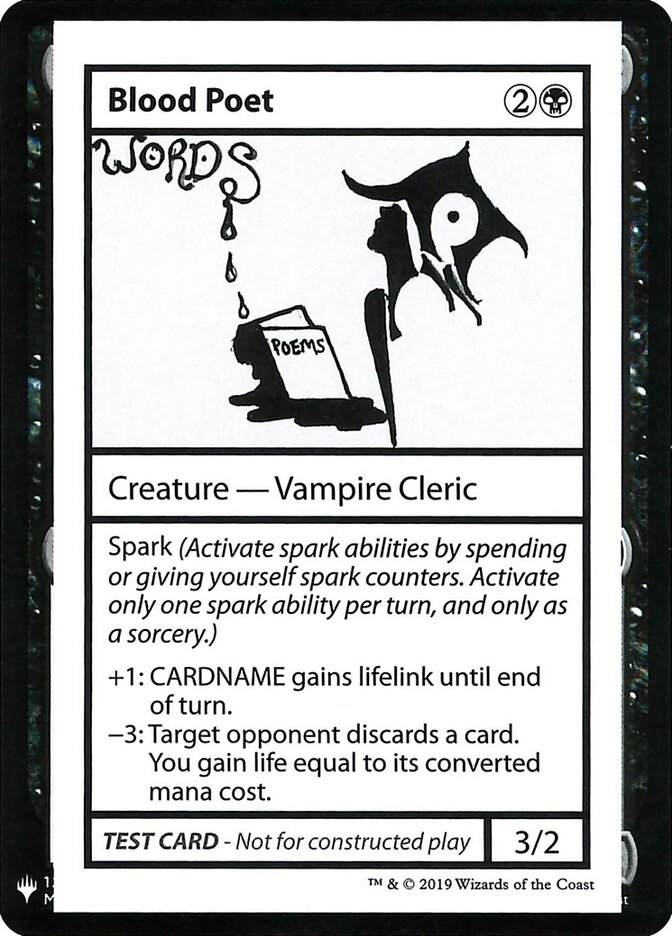 Blood Poet — Mystery Booster Playtest Cards 2019 34/121
