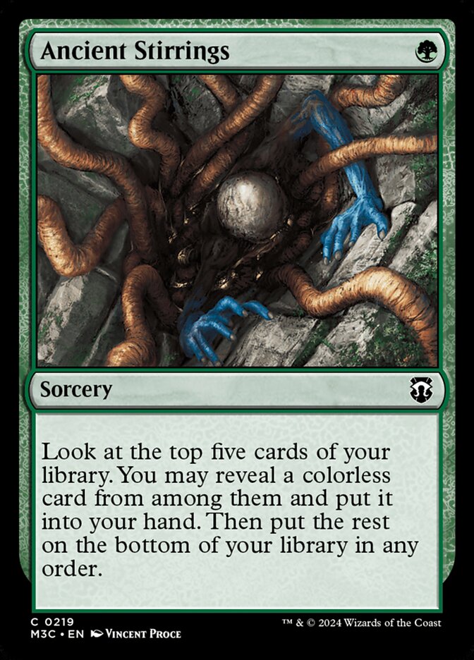 Ancient Stirrings — Modern Horizons 3 Commander 219/398