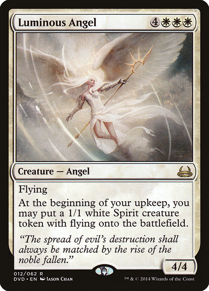 Luminous Angel — Duel Decks Anthology: Divine vs. Demonic 12/62