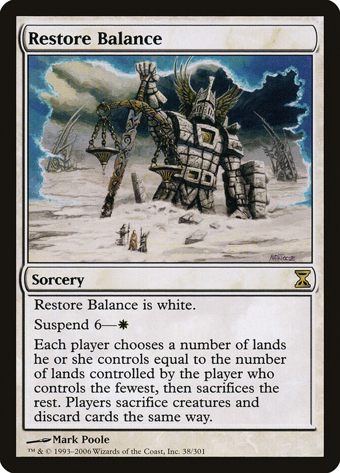 Restore Balance — Time Spiral 38/301