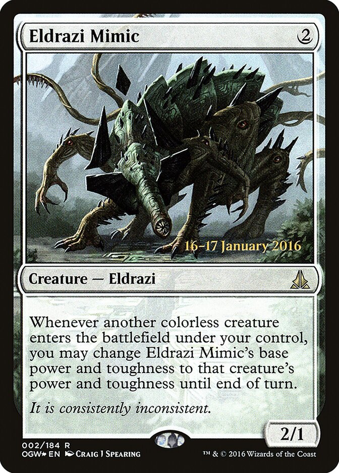 Eldrazi Mimic — Oath of the Gatewatch Promos 2s/65