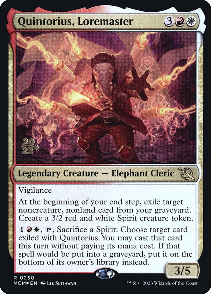 Quintorius, Loremaster — March of the Machine Promos 250s/134