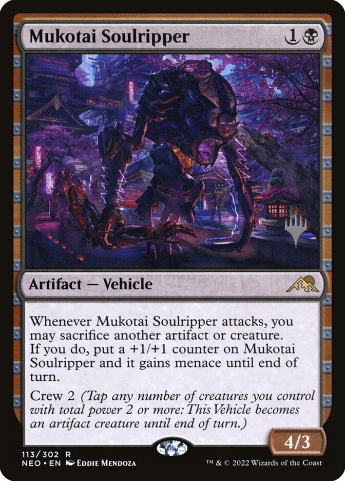 Mukotai Soulripper — Kamigawa: Neon Dynasty Promos 113p/148