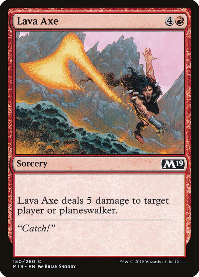 Hache de lave — Core Set 2019 150/314