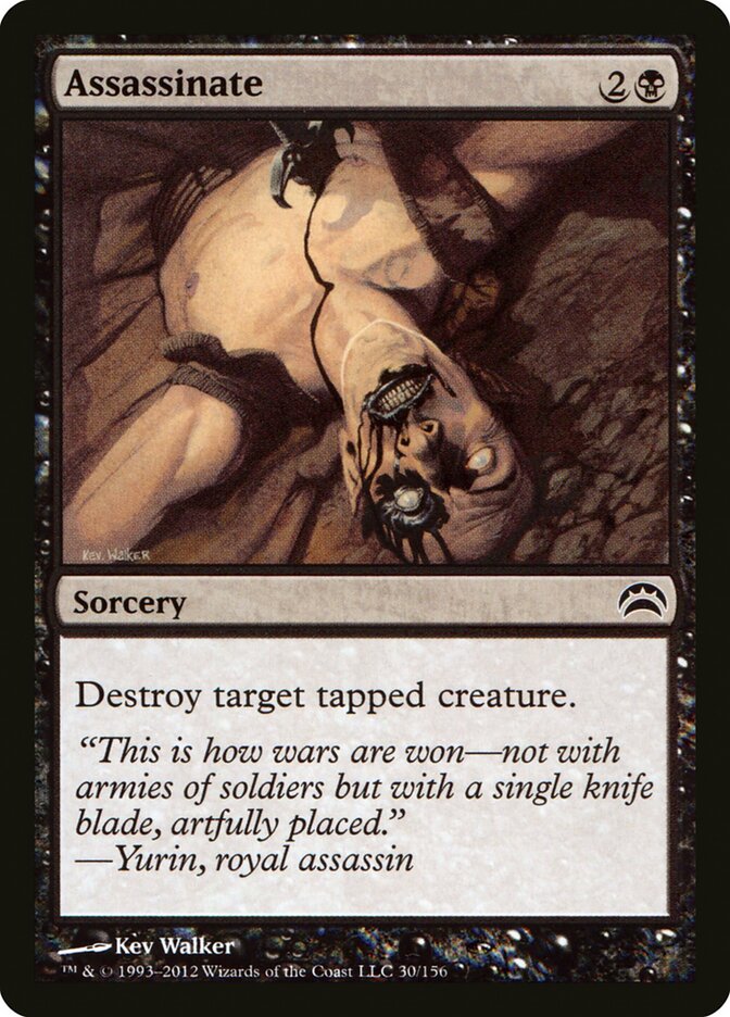 Assassinate — Planechase 2012 30/156
