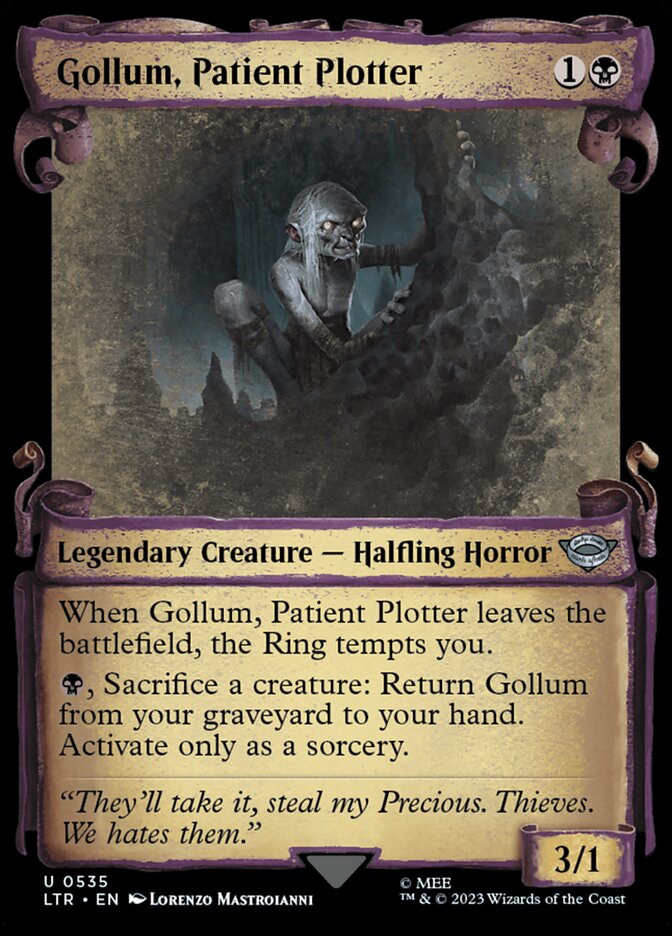 Gollum, Patient Plotter — The Lord of the Rings: Tales of Middle-earth 535/856