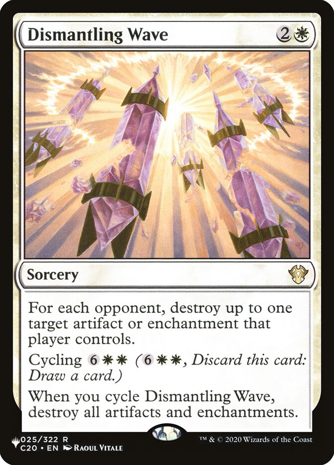 Dismantling Wave — The List C20-25/5581