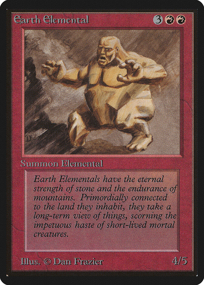 Earth Elemental — Limited Edition Beta 145/302