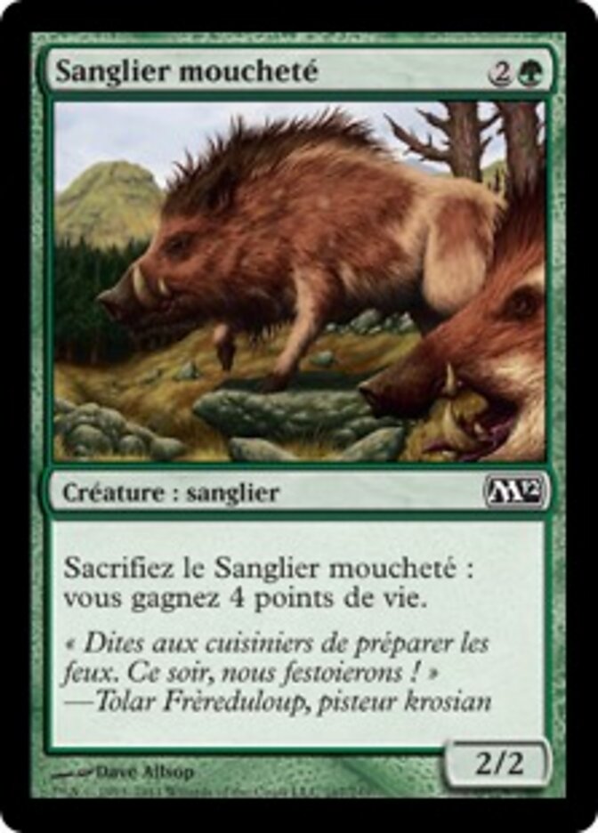 Sanglier moucheté — Magic 2012 167/249