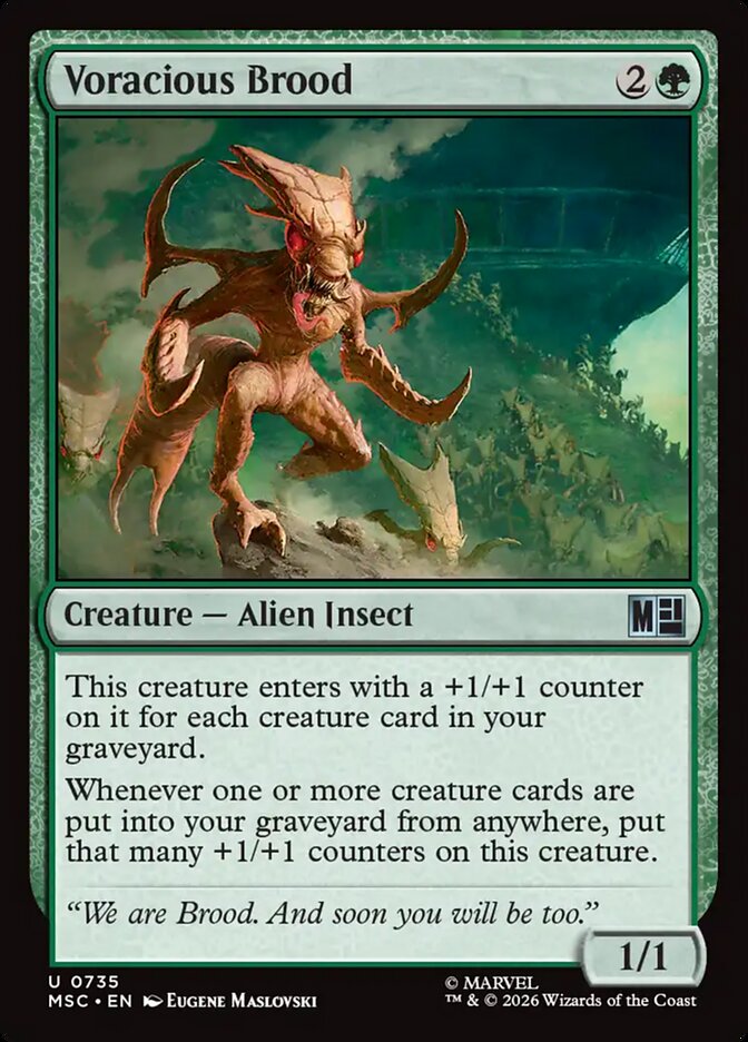 Voracious Brood — Marvel Super Heroes Commander 735/866