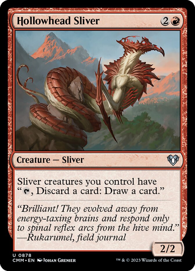 Hollowhead Sliver — Commander Masters 878/1067