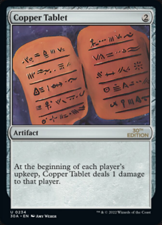 Copper Tablet — 30th Anniversary Edition 234/594