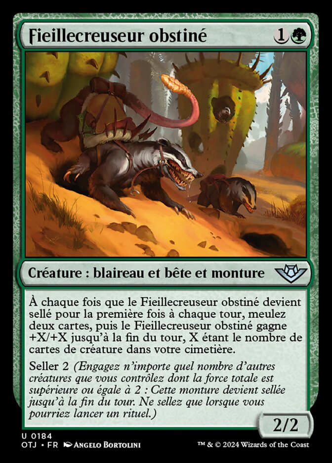 Fieillecreuseur obstiné — Outlaws of Thunder Junction 184/374
