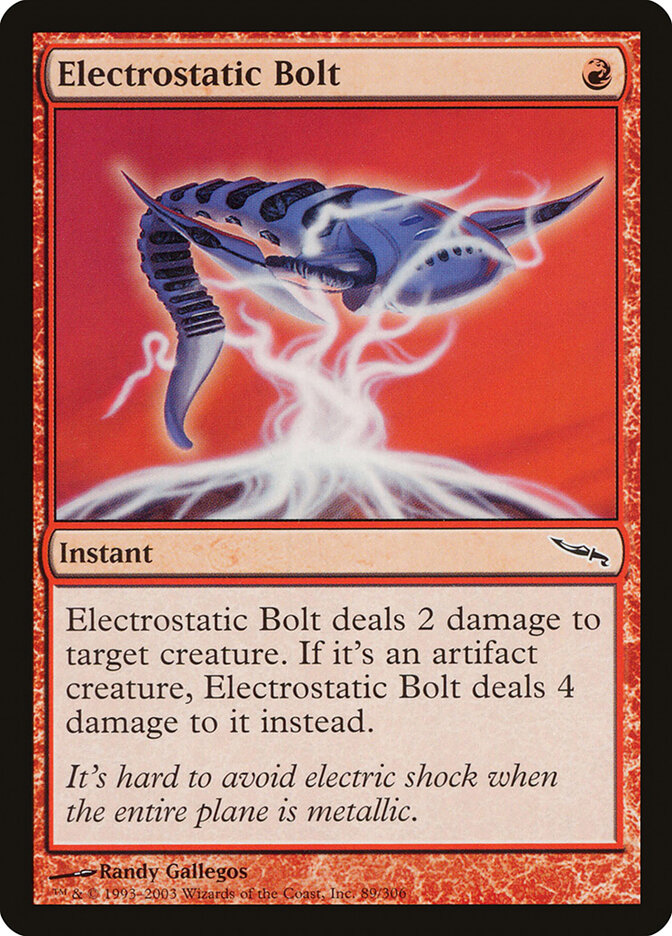 Electrostatic Bolt — Mirrodin 89/306